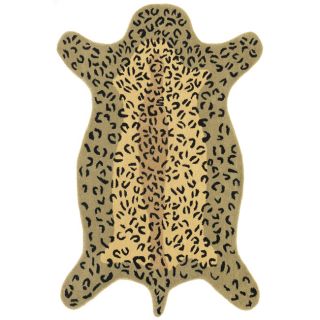 tufted leopard brown wool rug 4 x 6 compare $ 159 00 sale $ 98 99 save