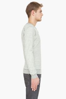 Diesel Grey Slack s Henley Sweater for men