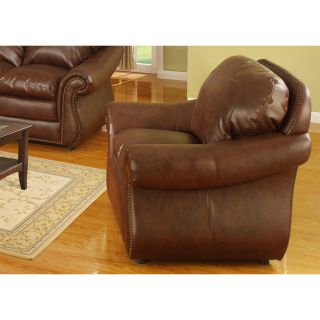 Stanley Tobacco Brown Bonded Leather Chair Today $410.99