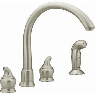 Moen 7786SL Monticello Two Handle High Arc Kitchen Faucet Stainless