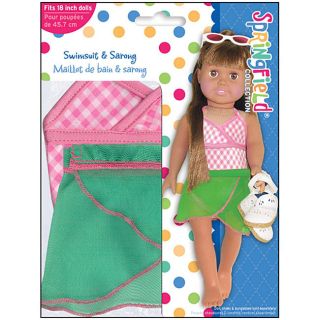 Springfield Collection Doll Pretty Swimsuit Outfit with Sarong Today