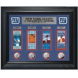 NFL New York Giants Super Bowl XLVI Champions Ticket Frame