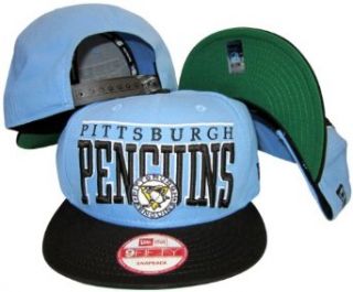 Pittsburgh Penguins Sky Blue / Navy Two Tone Plastic