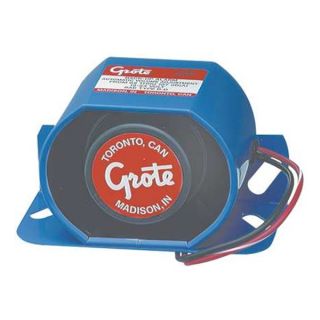 Grote 73250 Back Up Alarm, 107dB, Blue, 3 In. H