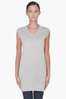 Rick Owens Taupe Tunic Tank Top for women