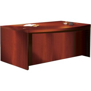 Mayline Aberdeen 72 inch Cherry Bow Front Desk Shell Today $528.99 5
