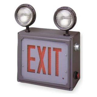 Lithonia LHZ618 S 1 R H0806 CC Emergency Lighting/Exit Sign, 120/277V