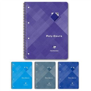 Cahier reliure integrale microperfore 224x297 180 pages seyes 4 trous