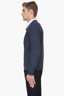 Raf Simons Dark Grey Wool Knit Sweater for men