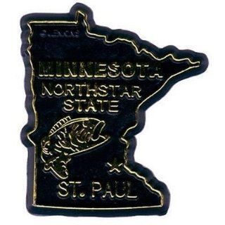 com Minnesota Magnet 2D 50 State Black Case Pack 144 