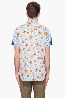 Comme Des Garçons Shirt Multicolor Dobby Print Shirt for men