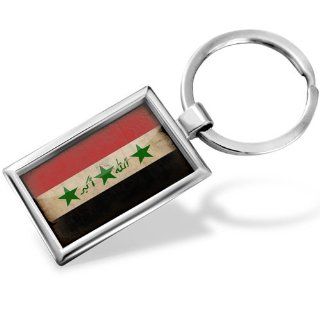 Schlüsselanhänger Irak Fahne/Flagge Altes Vintage Design