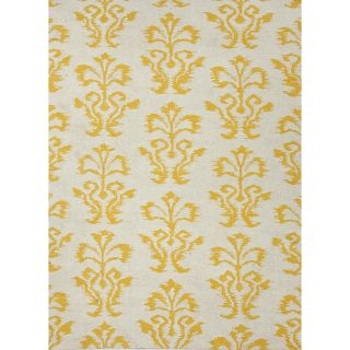 Flat Weave Floral Gold/ Yellow Wool Rug (5 x 8) Today $218.99 3.0