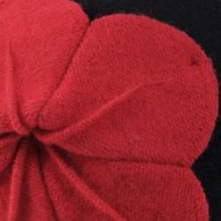 Journee Collection Womens Wool Flower Accent Bucket Hat