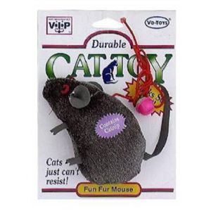 VO Toys 154 3" Plush Mouse Cat Toy
