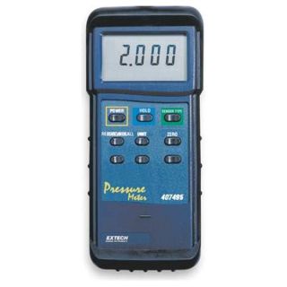 Extech 407495 Digital Pressure Meter, 0.02 to 290 PSI