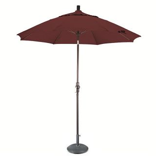 Lauren & Co 9 foot Terracotta Fiberglass Umbrella with Collar Tilt
