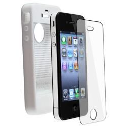 White Otterbox Case/ Headset for Apple iPhone 4 & 4S