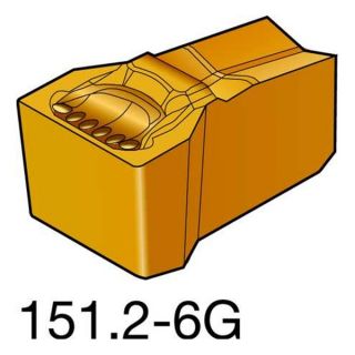 Sandvik Coromant N151.2 A250 60 6G 4225 Carbide Grv Insert, N151.2 A250 60 6G4225, Pack of 10