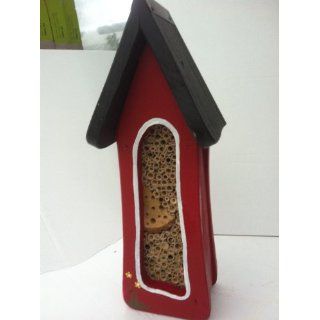 Insektentürmchen Rot Vogelvilla Insektenhotel Insektenhaus