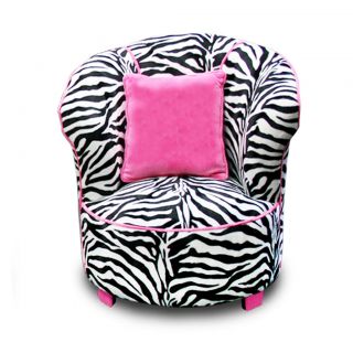 Folding Butterfly Chair with Padded Faux Fur Seat and Carry Bag