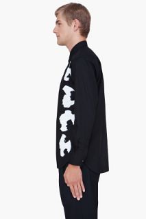 Comme Des Garçons Shirt Black Large Dot Print Shirt for men