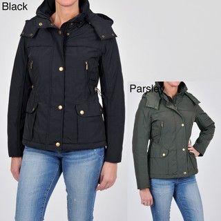 Weatherproof Womens Jacket with Detachable Hood