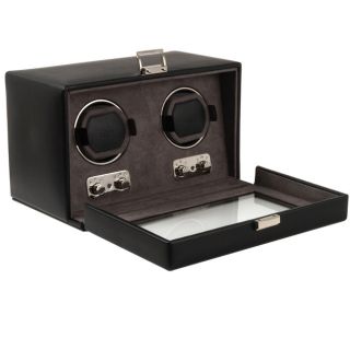 Wolf Designs Double Watch Winder with Cover