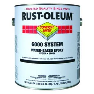 Rust Oleum 6092408 1 Gallon White Water Based Epoxy Concrete Saver
