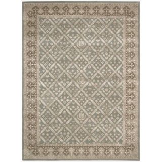 Hand tufted Symphony Diamond Pattern Blue Rug (56 x 75) Today $879