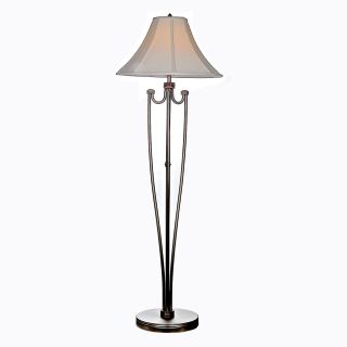 Windsor 1 light Brushed Steel and Copper Floor Lamp Today $349.99