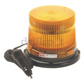 Grote 77823 Low Profile Strobe, Yellow, Magnetic, LED