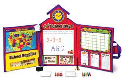 Set includes 149 supplies for creating a pretend classroom. View