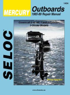 Seloc Mercury Outboards 1965 89 Repair Manual 2 40 Horsepower, 1 and