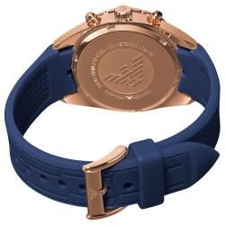 Emporio Armani Sport Womens Blue Silicone Watch