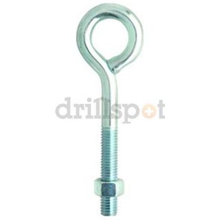 DrillSpot 0156233 1/2 x 6 Welded Machine Thread Zinc Turned Eye Bolt