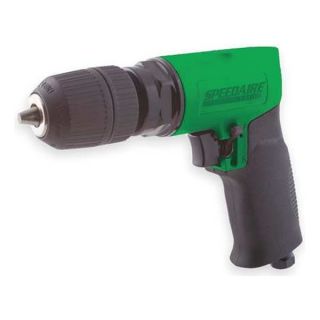 Speedaire 2YPP5 Air Drill, General, Pistol, 3/8 In.