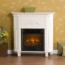 Connor Ivory Petite Electric Fireplace