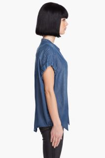 Acne Scallop Denim Shirt for women