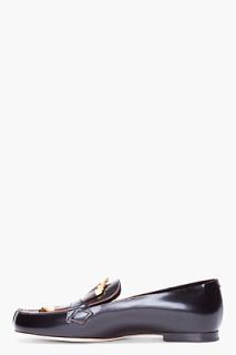 Chloe Gold Tipped Fringe Loafers for women