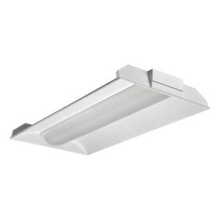 Lithonia 2VT5 2 28T5 ADP MVOLT GEB10PS Recessed Troffer, 2 Lamp, 28W, 2x4 Ft