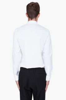 KRISVANASSCHE White Tie Applique Shirt for men