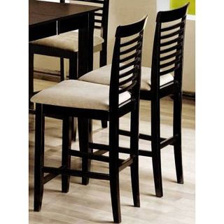 Cappuccino Ladder Back Counter Stools (Set of 2)