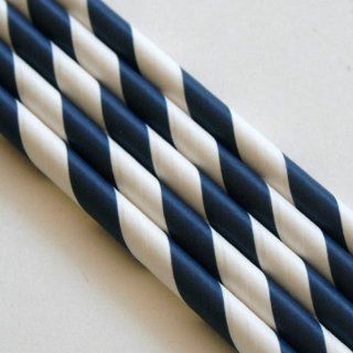 Paper Straws Pack of 144  Navy Blue