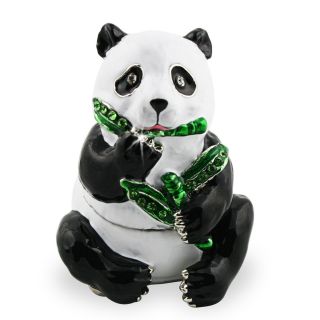 Objet dart Release Butterstick The Panda Bear Trinket Box