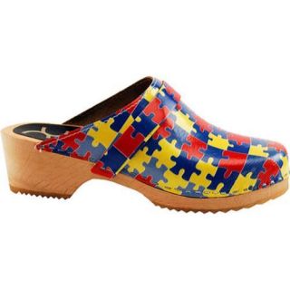 Childrens Cape Clogs Puzzle Piece Multi Yellow/Red/Blues Today $49