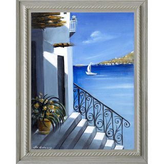 Susi Galloway A Greek Afternoon Framed Canvas Art